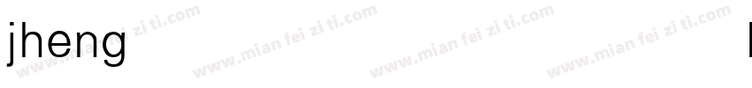 jhenghei light字体转换